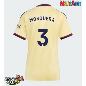 Arsenal Cristhian Mosquera #3 Kolmaspaita Naisten 2026-27 Lyhythihainen